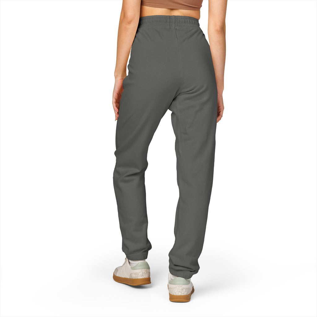 Embroidered 'Mom' Handprint Fleece Sweatpants — Cozy Gift for New Moms & Mother's Day