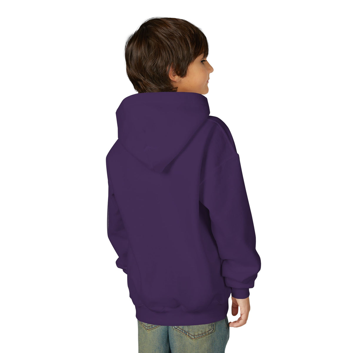 Youth Hoodie - "Slate & Social" Minimalist Text Pullover
