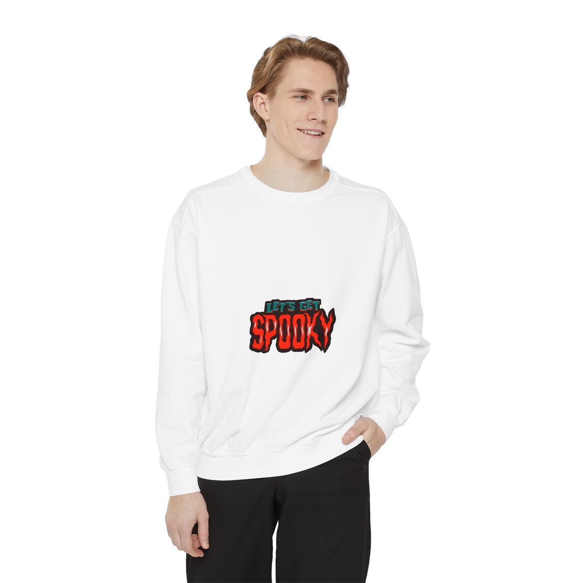 Let's Get Spooky Sweatshirt — Halloween Graphic Crewneck
