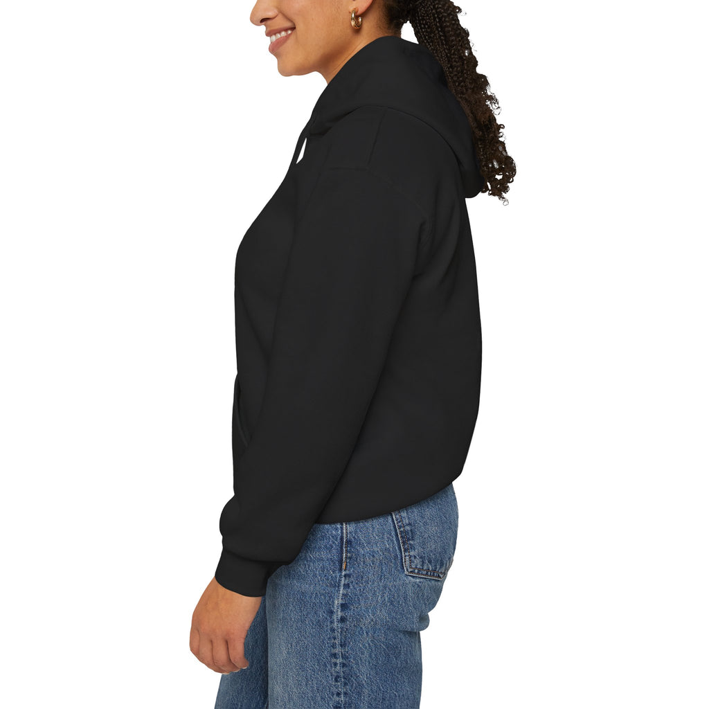 Butterfly Graphic Hoodie — 'Slate & Social' Minimalist White Pullover