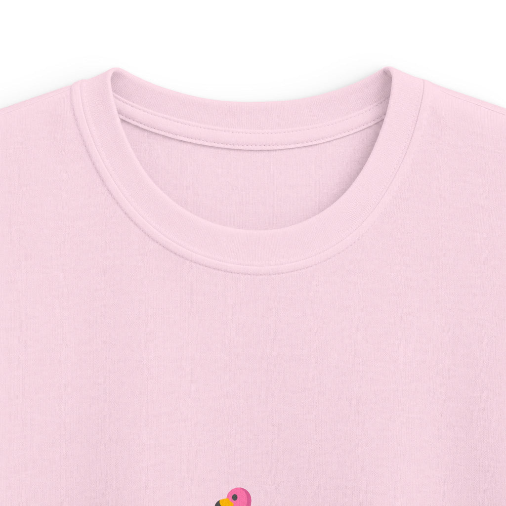 Kids T-Shirt — Pink Duck 'VIBES' Cute Summer Tee
