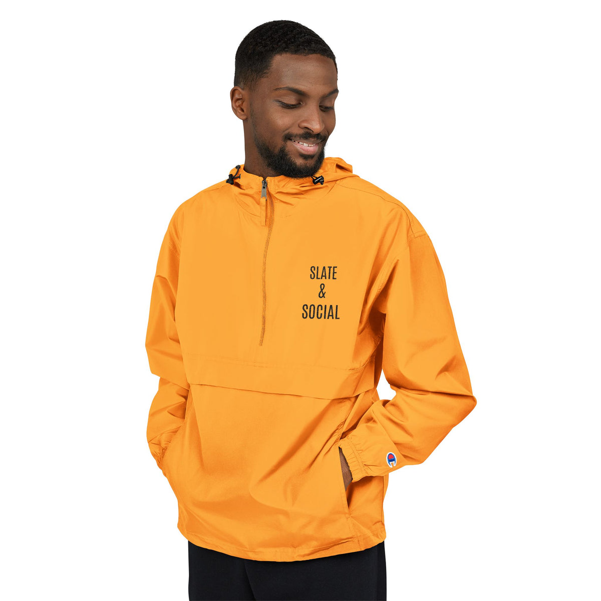 Sage & Social Orange Packable Anorak Jacket
