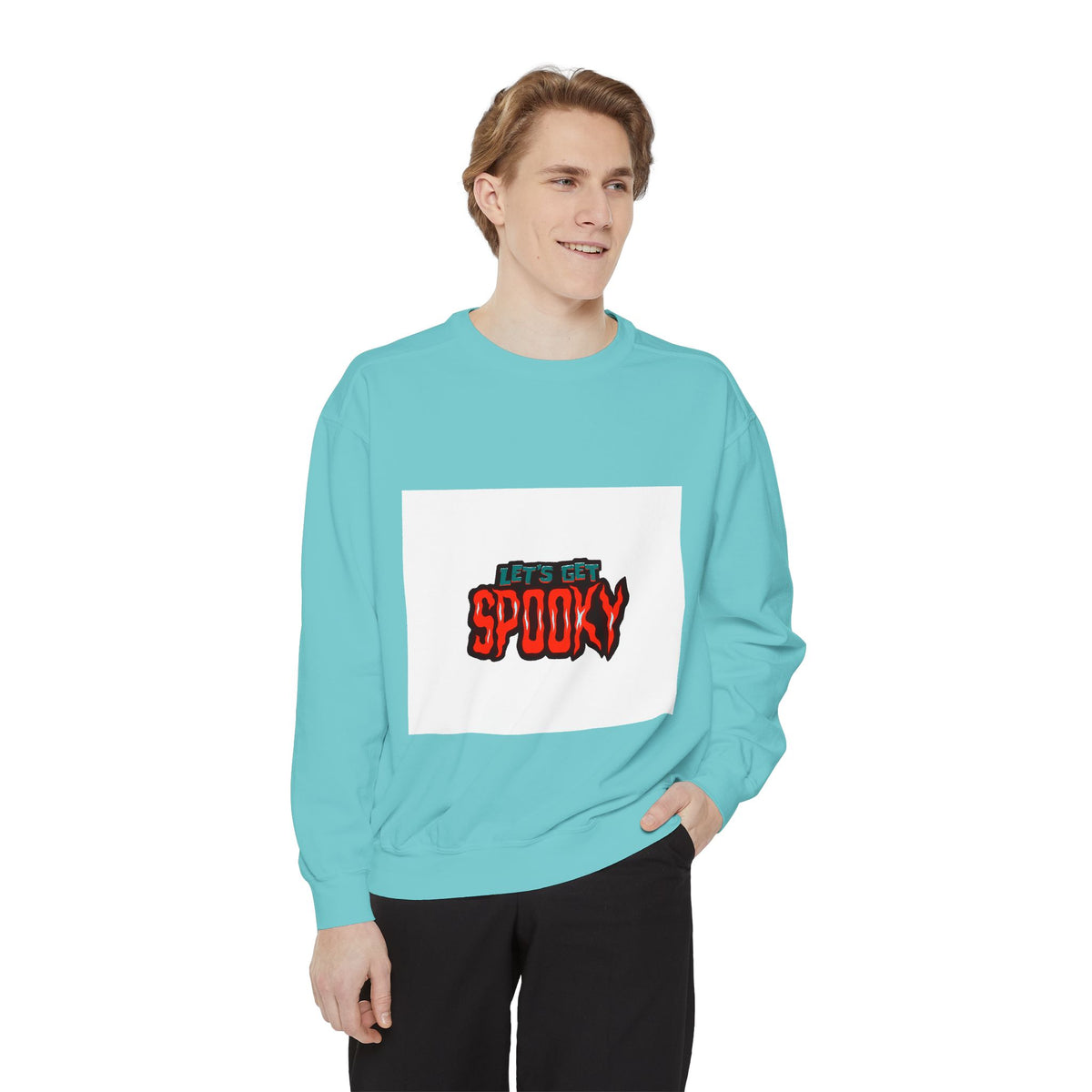 Let's Get Spooky Sweatshirt — Halloween Graphic Crewneck