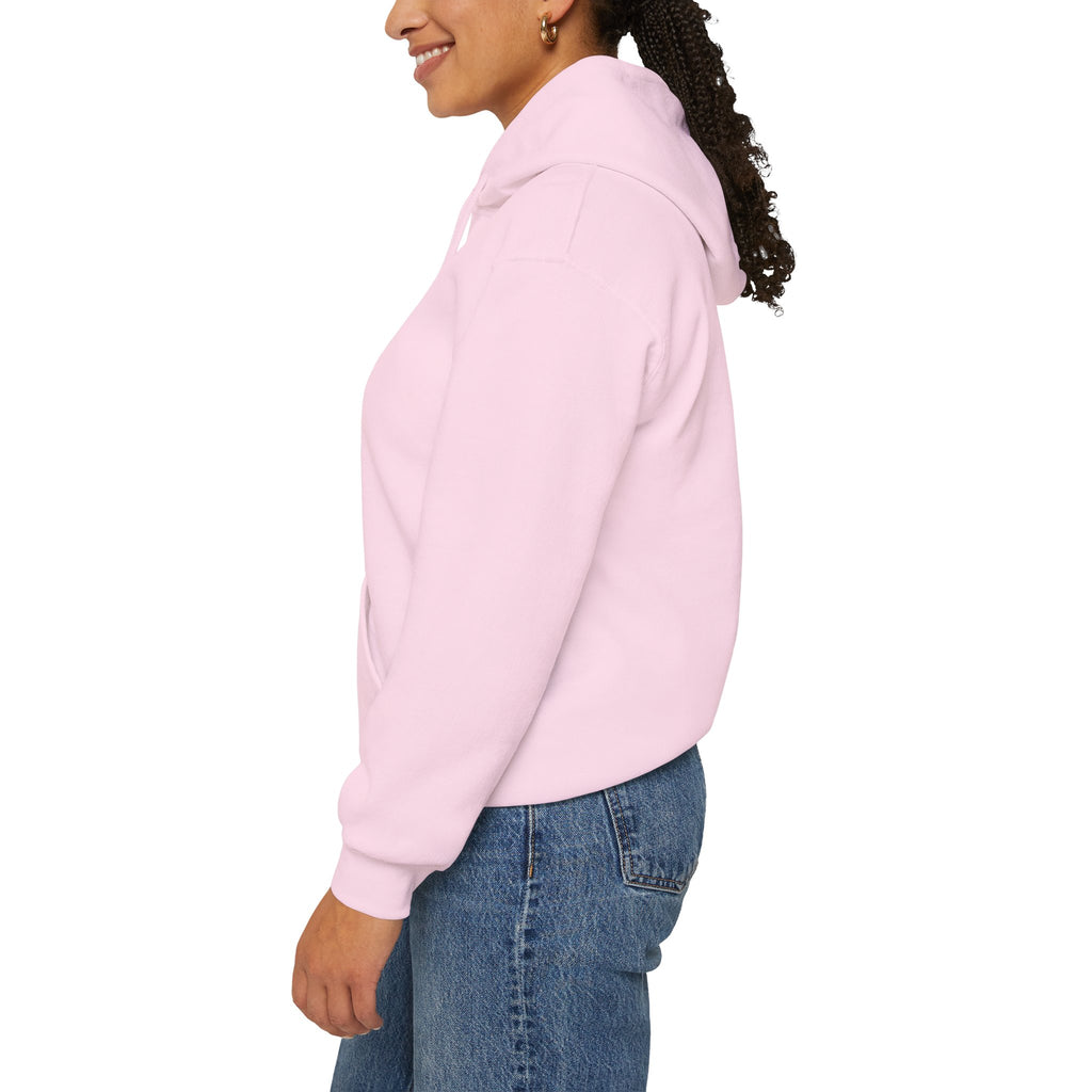The Real Queen Hoodie — 'Slate & Social' Graphic Pullover for Bold Fashionistas