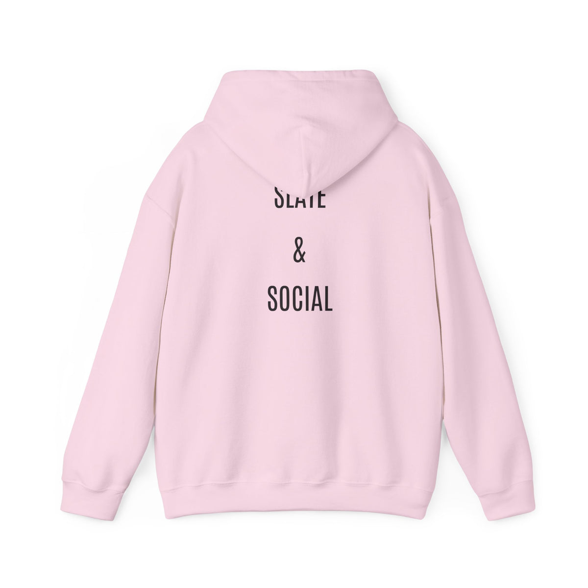 The Real Queen Hoodie — 'Slate & Social' Graphic Pullover for Bold Fashionistas