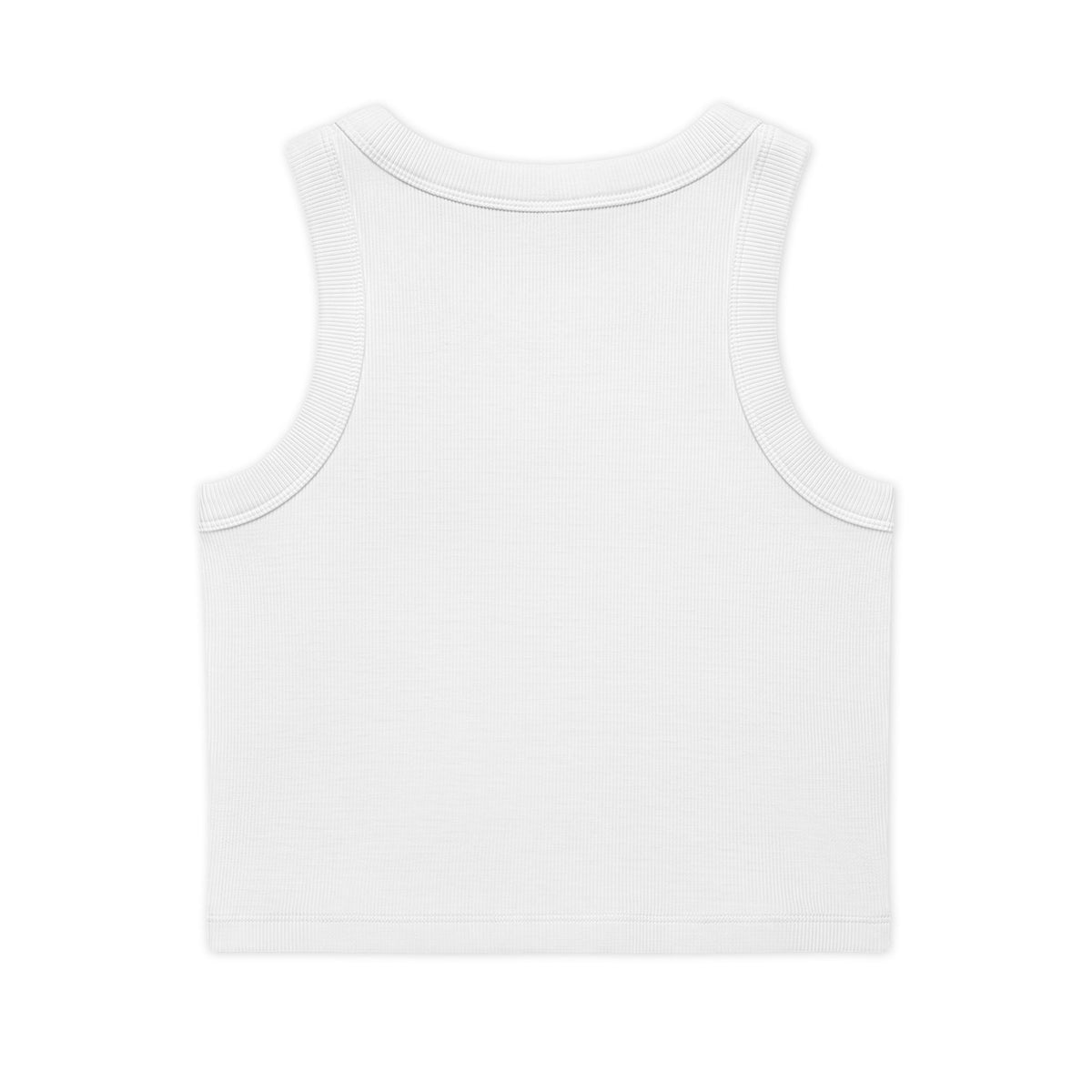 I  ME Rib Crop Tank — Self Love Organic Women's Tank Top