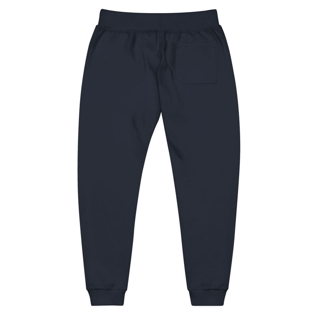 Embroidered 'Slate & Social' Fleece Sweatpants — Cozy Casual Joggers