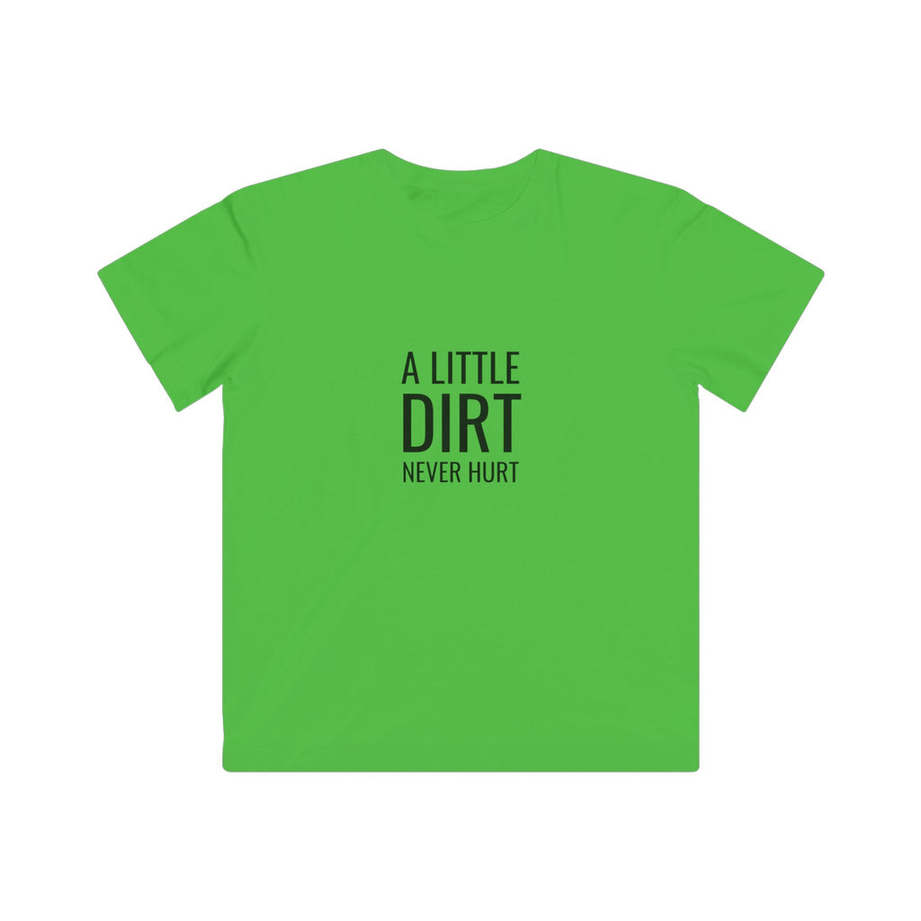 Kids Dirt Bike T‑Shirt – "A Little Dirt Never Hurt" Motocross Tee