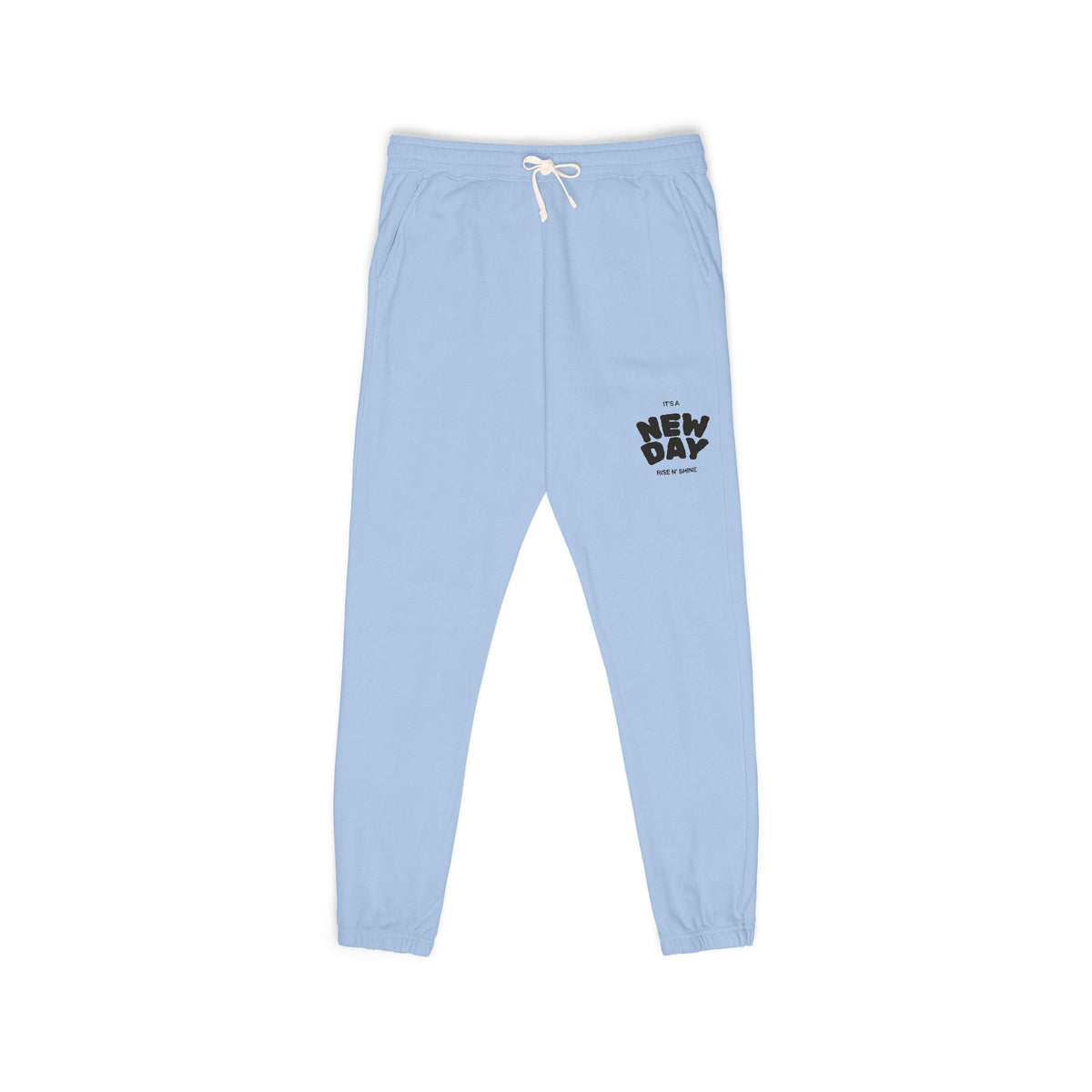 Embroidered 'Mom' Handprint Fleece Sweatpants — Cozy Gift for New Moms & Mother's Day