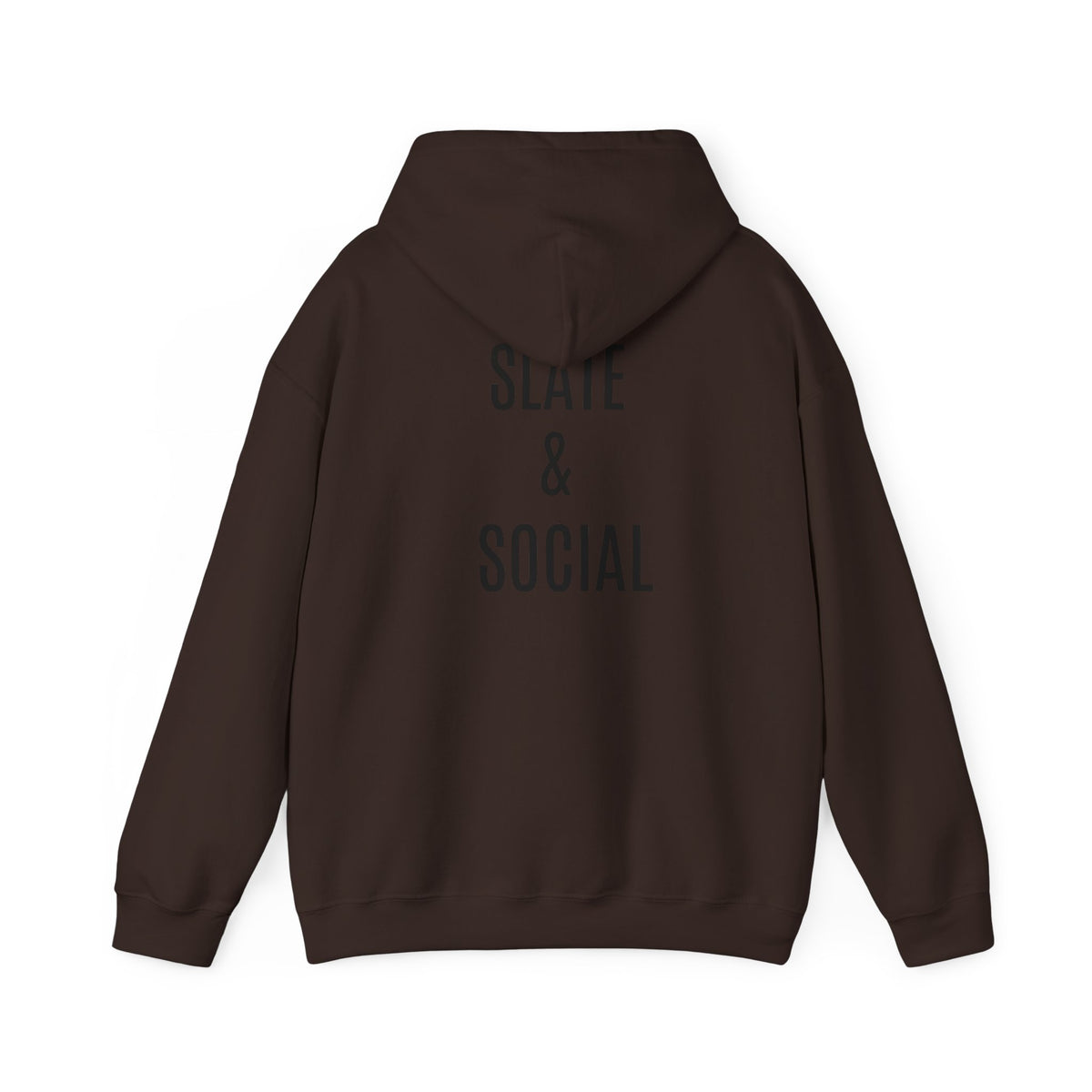 Butterfly Graphic Hoodie — 'Slate & Social' Minimalist White Pullover