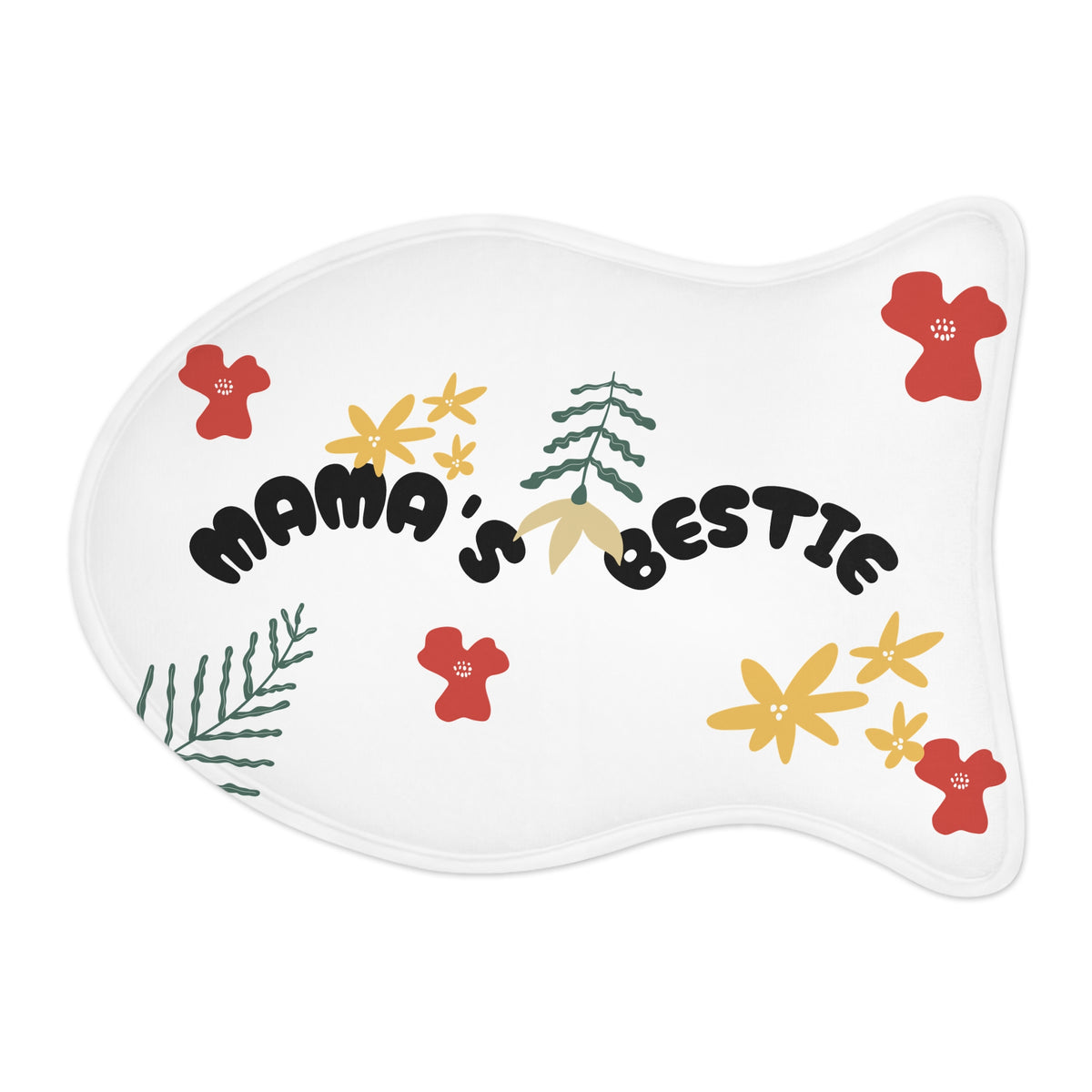 Pet Feeding Mat — "Mama's Bestie" Floral Design