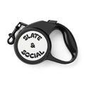 Retractable Pet Leash — Slate & Social Printed Dog Lead