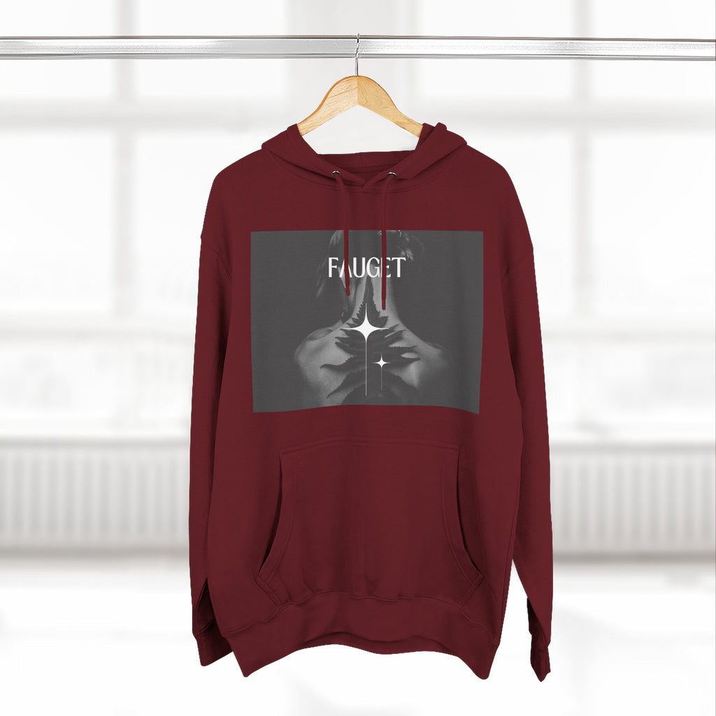 Hoodie — 'FAUCET' Monochrome Prayer Hands Graphic Hoodie